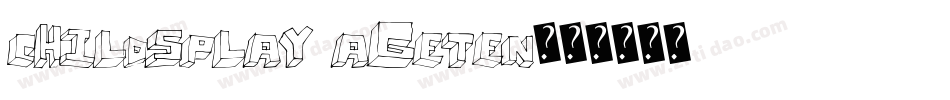ChildsPlay AgeTen字体转换